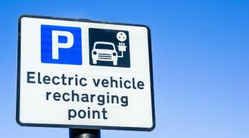 Electric Vehicle Recharging Point Sign